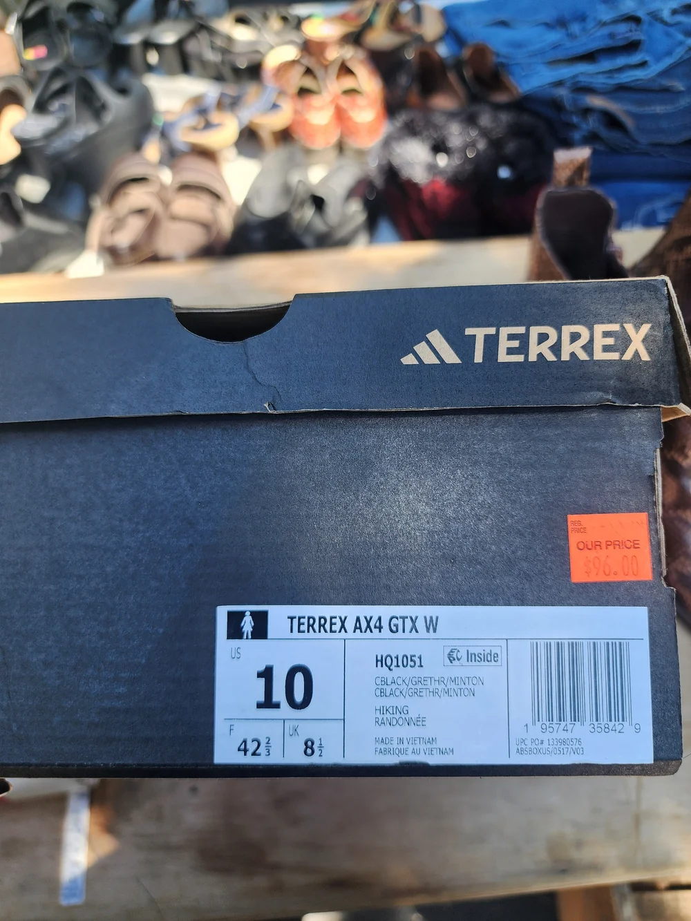 Adidas Outdoor Trail Shoes in Grey and Black